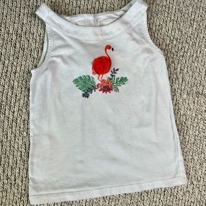 Janie and Jack girls sleeveless boat neck top